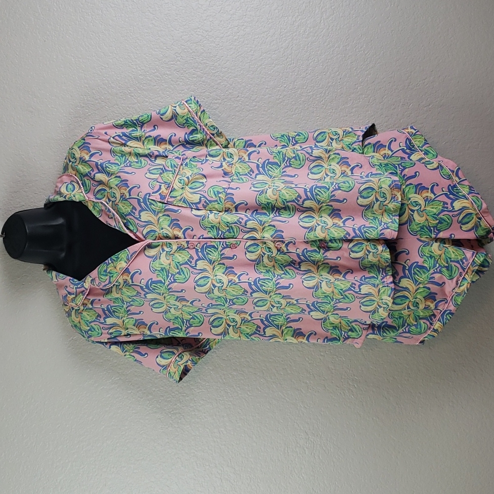 Lauren James Pink Floral Pajama Set
